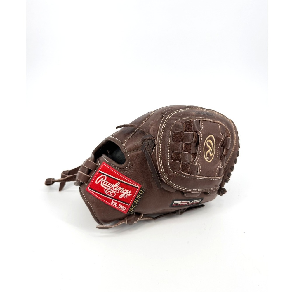 Rawlings REVO SC550 Baseball Glove 12 In Deep 130 Pocket Brown Leather RHT